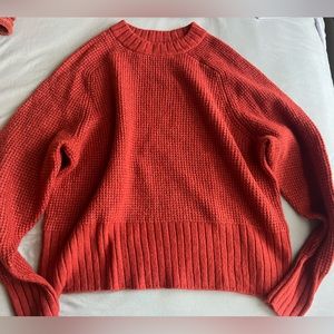 Burnt orange color sweater! New, with tags!